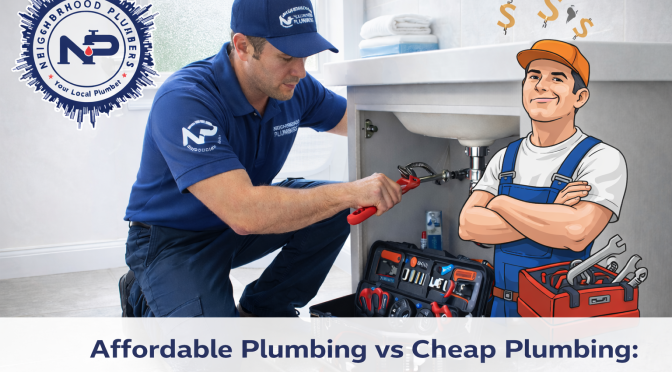 Affordable Plumbing vs Cheap Plumbing: What’s the Difference?