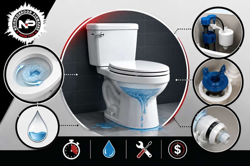 Running Toilets and Toilet Leaks